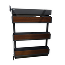 Étagère à épices Eurofit (gris foncé ou blanc) WSR-150&200&250