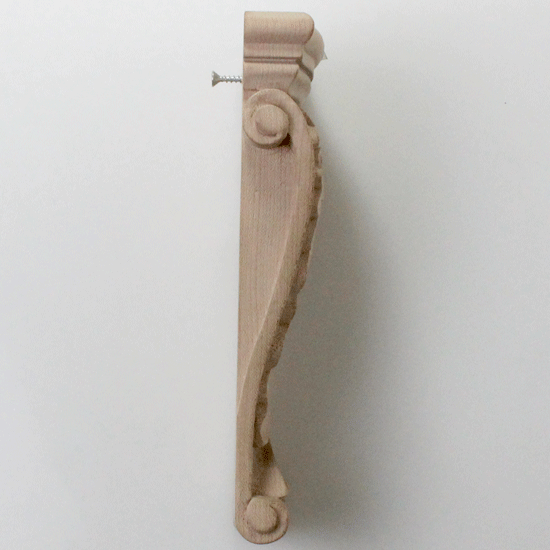 C-18-G - Wood Corbel, Maple Material, W5" x D1½" x H10"