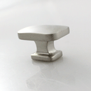 Bouton de luxe K-417 - Nickel satiné, chrome, noir, finition or rose