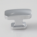 Bouton de luxe K-417 - Nickel satiné, chrome, noir, finition or rose