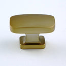 Bouton de luxe K-417 - Nickel satiné, chrome, noir, finition or rose