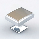 K-61703 Bouton moderne - Chrome, noir, finition or rose