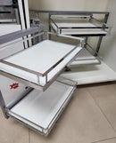 Coin aveugle gris foncé avec côté finition noyer (WMC-001L&amp;WMC-002R)