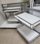 Coin aveugle gris foncé avec côté finition noyer (WMC-001L&amp;WMC-002R)