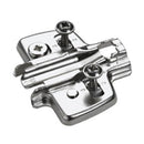 Cross mounting plate with direct height adjustment, Nickel plated HTT-90716 series