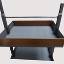 Garde-manger coulissant – Gris foncé, noyer (WPA-124&amp;125&amp;164&amp;165)