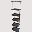 Garde-manger coulissant – Gris foncé, noyer (WPA-124&amp;125&amp;164&amp;165)