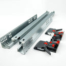 Glissière à fermeture douce dissimulée à réglage Eurofit 4-D SC-49-270/350/400/450/500/550 