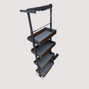 Garde-manger coulissant – Gris foncé, noyer (WPA-124&amp;125&amp;164&amp;165)