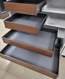Interior Metal Drawer Set - Dark Grey, Walnut (WID-18&20&28&32)