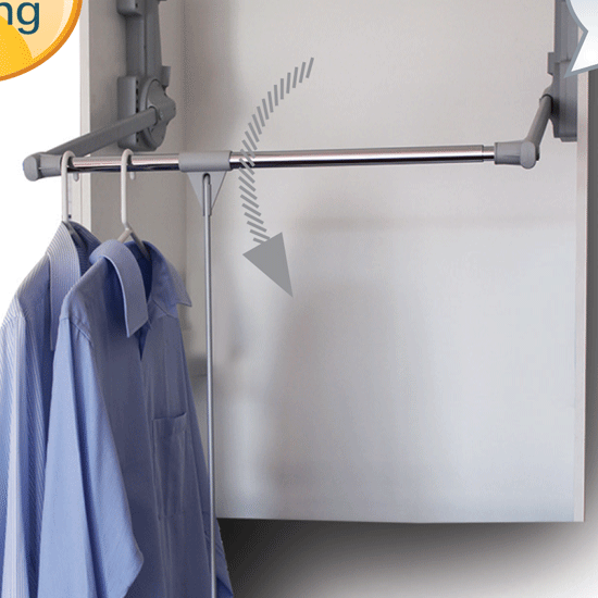 Ambos ITALY Pull-down Clothes Hanger (W29.5"-45¼") -.ZLF-700