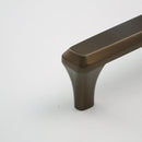 H-62862 Handle/Pull - Honey Brown, Brushed Nickel Finish