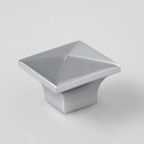 Bouton K-264 Dazzle - Nickel satiné, noir, fini chrome 