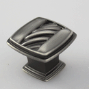 Bouton K-326 Symphony - Argent antique, fini brossé à l'huile 