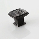 Bouton K-326 Symphony - Argent antique, fini brossé à l'huile 