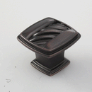 Bouton K-326 Symphony - Argent antique, fini brossé à l'huile 