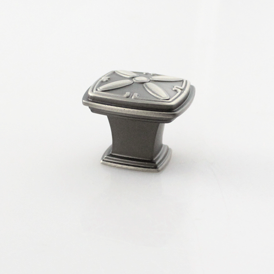 K-354 Dramatic Knob - Antique Silver, Oil Brushed Finish