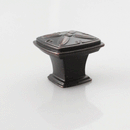 Bouton K-354 Dramatic - Argent antique, finition brossée à l'huile 