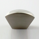 Bouton fantaisie K-382 - fini nickel satiné 