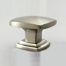 Bouton Vibrant K-581 - Nickel satiné, finition chromée 