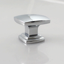 Bouton Vibrant K-581 - Nickel satiné, finition chromée 