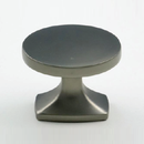 K-61368 Bouton - Nickel Satiné, Fini Chrome Noir Mat 